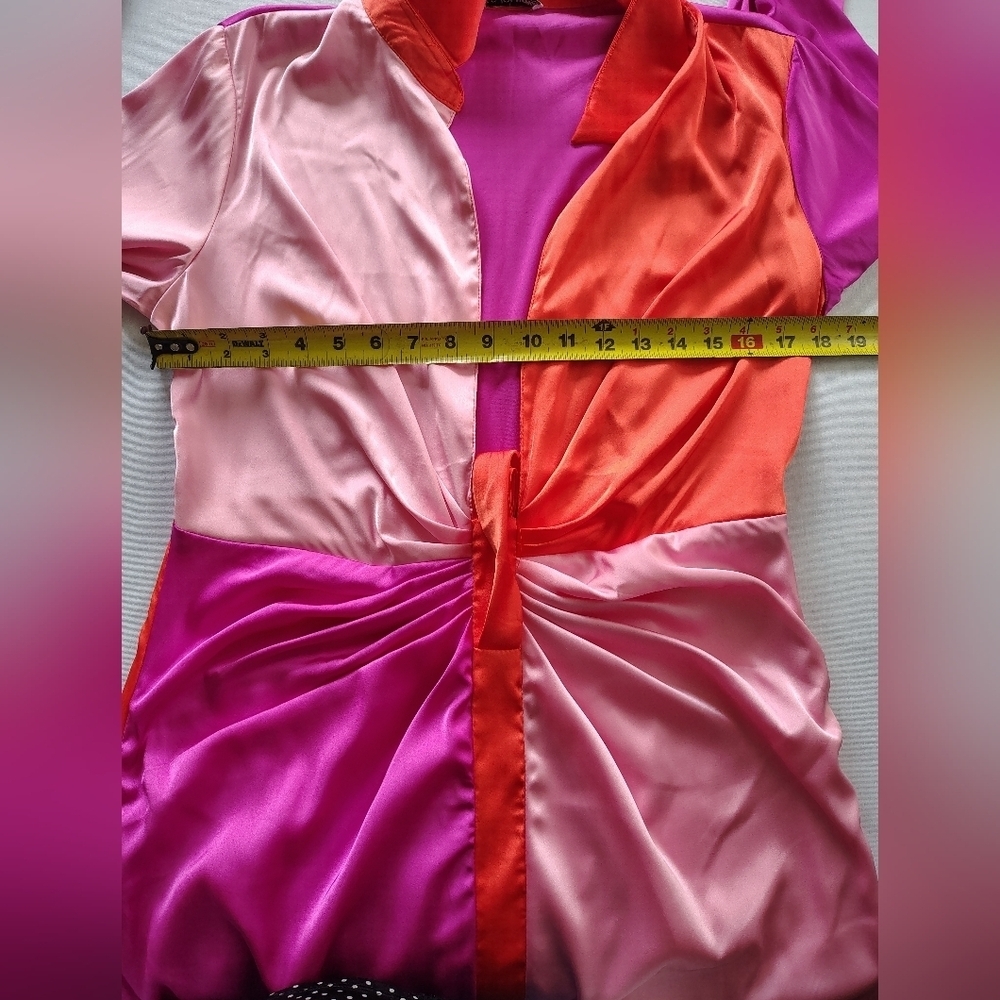 Fashion Nova Bold Red and Pink Apparel Size XL - Picture 3 of 9